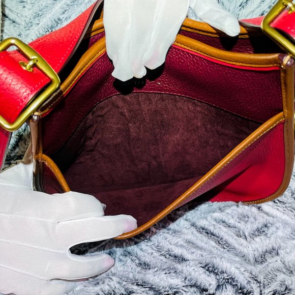 BNWT - COACH 1941 EMERY CROSSBODY IN BRASS/RED APPLE MULTI COLORBLOCK (688) - Picture 11 of 12